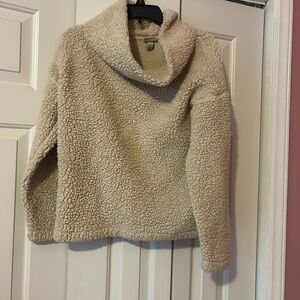 Cozy Cream Cowl Neck Women's Sweater